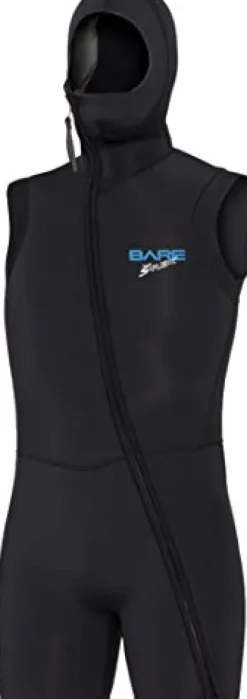 Bare 7mm Step-in Hooded Vest Men Black S