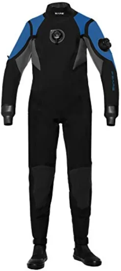 Bare Womens Guardian Pro Drysuit Blue Large Short