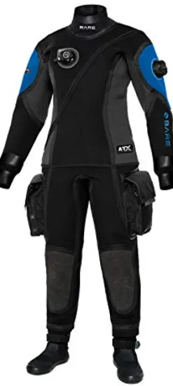 Bare Women’s Guardian Tech Drysuit Blue – Large