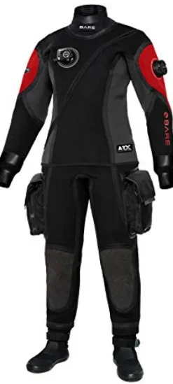 Bare Women’s Guardian Tech Drysuit Small Short Red