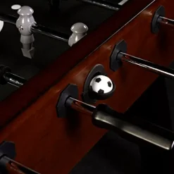 Barrington Billiards 56″ Allendale Collection Foosball Table Dark Wood Brown/Black
