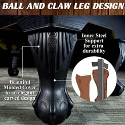 Barrington Billiards 7.5′ Belmont Drop Pocket Table Tan/Dark Wood Grain