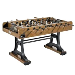 Barrington Billiards 58” Coventry Foosball Table Wood Grain / Black
