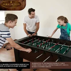 Barrington Billiards 58 inch Richmond Foosball Table Dark Brown