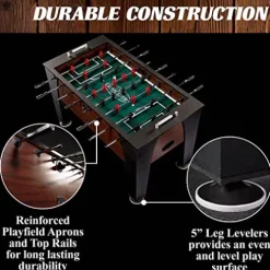 Barrington Billiards 58 inch Richmond Foosball Table Dark Brown