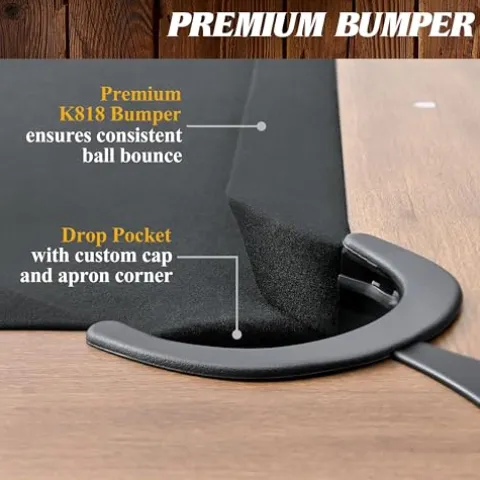 Barrington Billiards 7′ Urban Drop Pocket Table Brown/Grey/Concrete