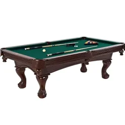 Barrington Billiards Arlington Slate-Tech Pool Table Dark Wood Grain/Green