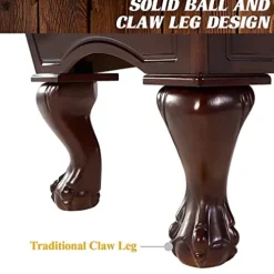 Barrington Billiards Arlington Slate-Tech Pool Table Dark Wood Grain/Green