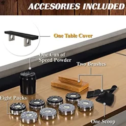 Barrington Billiards Aurora Outdoor Shuffleboard Table Gray/Light Wood Grain