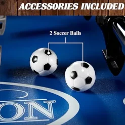 Barrington Billiards Foosball Table 58″ Irvine Black/Grey