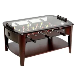 Barrington Billiards Foosball Coffee Table Wood Grain