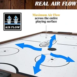 Barrington Billiards 3-in-1 Combination Game Table 54″ Wood Grain/Concrete