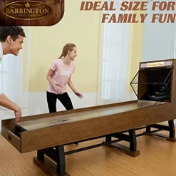 Barrington Billiards Roll and Score Game Set 10′ – Vintage Speedball Bowling Machine Tan/Black