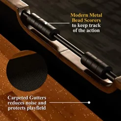 Barrington Billiards Urban Clyborne Shuffleboard Table Brown/Gray