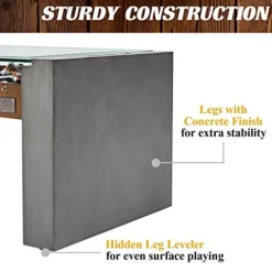 Barrington Billiards Urban Coffee Table Grey/Brown