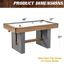 Barrington Billiards Urban Arcade Air Powered Hockey Wood Grain/Cement