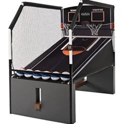 Barrington Billiards Urban Arcade Basketball Game with Electronic Scoring Black/White/Orange/Cement/Woodgrain