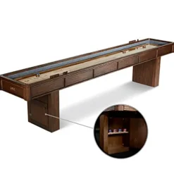 Barrington Billiards Webster Shuffleboard Table Gray