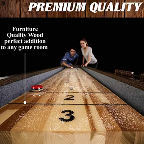 Barrington Billiards Webster Shuffleboard Table Gray