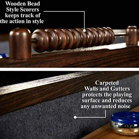 Barrington Billiards Webster Shuffleboard Table Gray