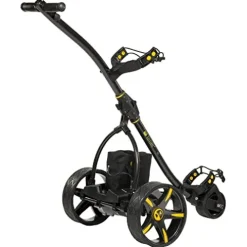 BAT-CADDY ELECTRIC GOLF CADDY X3R Sealed Lead 18-Hole Battery Powered Golf Push Cart with Remote, Dual Motor, 9-Speeds and Reverse, Cruise Control, Anti-Tip Wheel, Downhill Control β Phantom Black