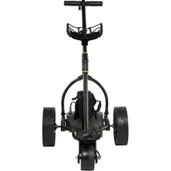 BAT-CADDY ELECTRIC GOLF CADDY X3R Sealed Lead 18-Hole Battery Powered Golf Push Cart with Remote, Dual Motor, 9-Speeds and Reverse, Cruise Control, Anti-Tip Wheel, Downhill Control β Phantom Black