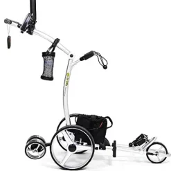 BAT-CADDY ELECTRIC GOLF CADDY X4R Remote Golf Push Cart Titanium Silver