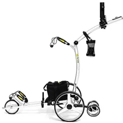 BAT-CADDY ELECTRIC GOLF CADDY X4R Remote Golf Push Cart Titanium Silver