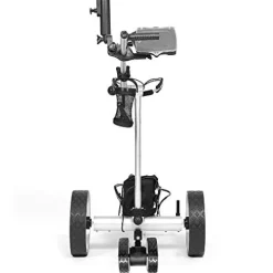 BAT-CADDY ELECTRIC GOLF CADDY X4R Remote Golf Push Cart Titanium Silver