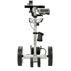 BAT-CADDY ELECTRIC GOLF CADDY X8R Remote Control Golf Push Cart Titanium Silver