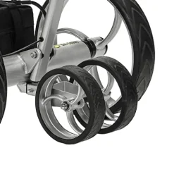 BAT-CADDY ELECTRIC GOLF CADDY X8R Remote Control Golf Push Cart Titanium Silver