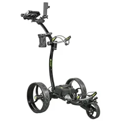 BAT-CADDY ELECTRIC GOLF CADDY X8R Sealed Lead 18-Hole Battery Powered Push Cart with Remote, Dual Motor, 9-Speeds, Reverse, Cruise Control, Anti-Tip Wheel, Downhill Control – Phantom Black