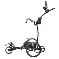 BAT-CADDY ELECTRIC GOLF CADDY X8R Sealed Lead 18-Hole Battery Powered Push Cart with Remote, Dual Motor, 9-Speeds, Reverse, Cruise Control, Anti-Tip Wheel, Downhill Control – Phantom Black