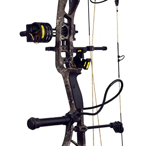 Bear Archery ADAPT Ready to Hunt Compound Bow Package 60 lb Draw Weight Right Hand True Timber Strata