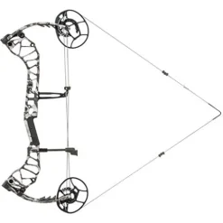 Bear Archery Divergent One Nation RH 60″ Bow Black & White