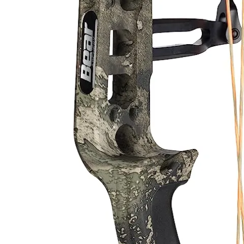 Bear Archery Escalate Adult Compound Bow Package 70 lb Draw Weight Right Hand True Timber Strata