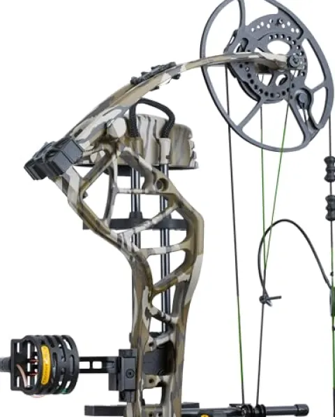 Bear Archery Gamekeeper Ready to Hunt Compound Bow Package 60 lb Draw Weight Right Hand Mossy Oak Bottomland