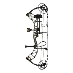 Bear Archery Resurgence Ready to Hunt Compound Bow Package 60 lb Left Hand Mossy Oak Break Up Country DNA
