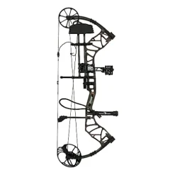 Bear Archery Species EV Ready to Hunt Compound Bow Package 60 lb Left Hand True Timber Strata