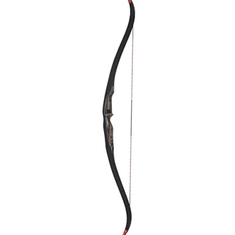 Bear Archery Super Grizzly Recurve Black Maple-Red Stripe