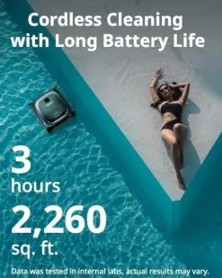 Beatbot AquaSense Cordless Robotic Pool Vacuum Cleaner Silver