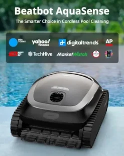 Beatbot AquaSense Cordless Robotic Pool Vacuum Cleaner Silver
