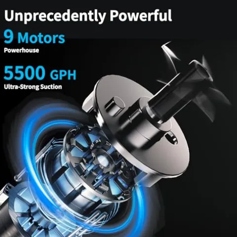 Beatbot AquaSense Pro Cordless Pool Cleaner Robot with Clarifying Agent Kit Dark Blue