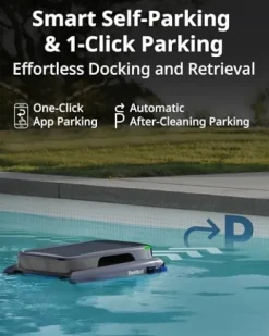 Beatbot iSkim Ultra Solar Pool Skimmer Robot Dark Blue