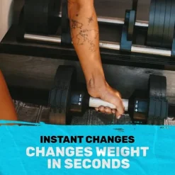 Bells of Steel Adjustable Dumbbells Set 5-80 lb Pink