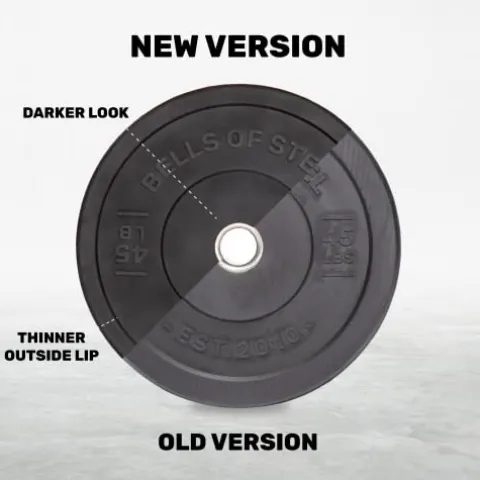 Bells of Steel Bumper Plates Black