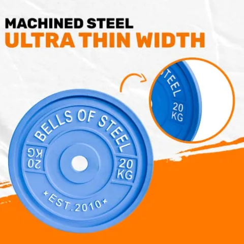 Bells of Steel Calibrated Powerlifting Weight Plates 159kg Set