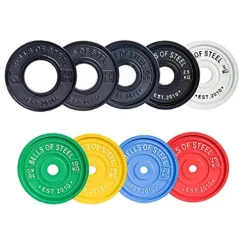 Bells of Steel Calibrated Powerlifting Weight Plates 159kg Set