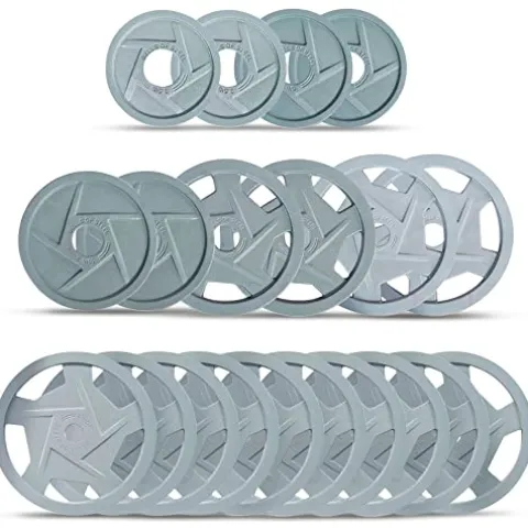 Bells of Steel Cast Iron Weight Plates Gray