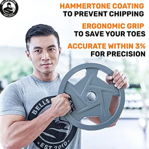 Bells of Steel Cast Iron Weight Plates Gray